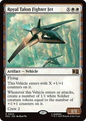 1x Royal Talon Fighter Jet MTG - Commander: Marvel Super Heroes - NM-Mint