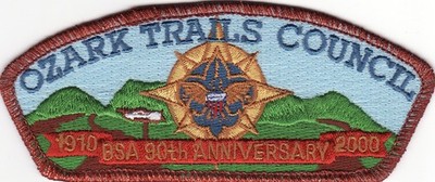 Ozark Trails Council - BSA 90th Anniversary CSP - CMY border