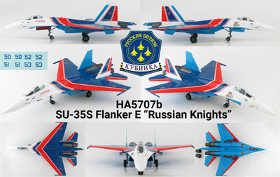 Hobby Master HA5707B Sukhoi Su-35S Flanker E Russian Knights W / Decals