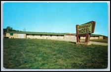 Postcard Riverview Motel Duluth MN R52