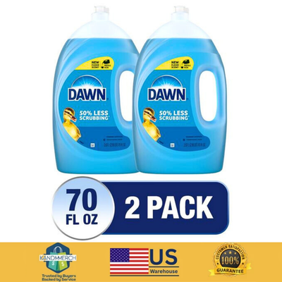 #ad #ad Dawn Ultra Dish Soap Dishwashing Liquid Original Scent 70 fl oz 2 Pack NEW $24.60