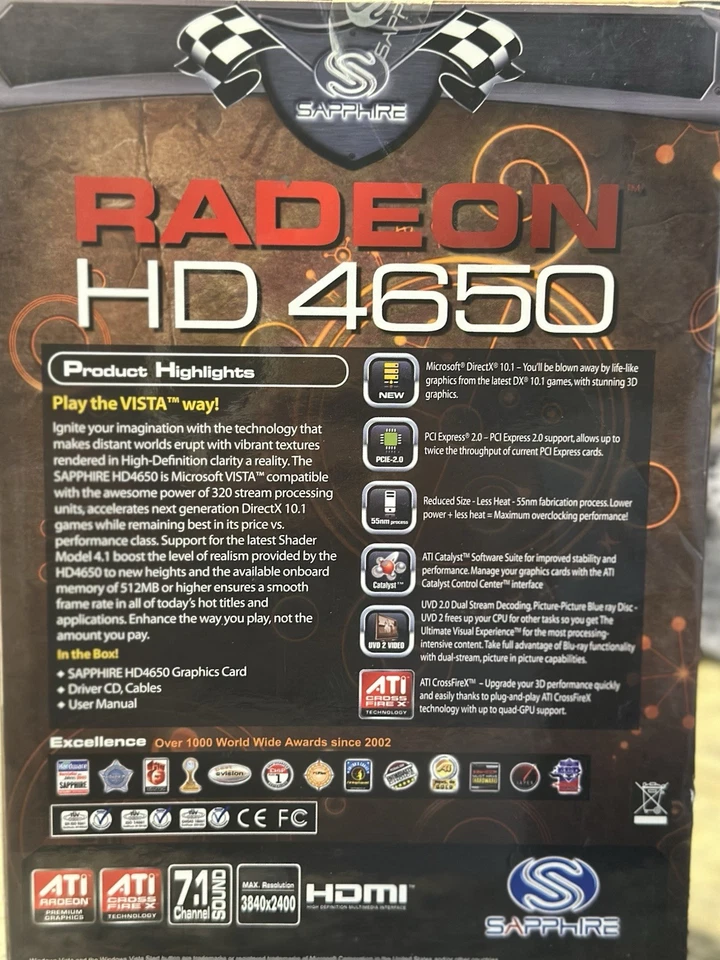 Radeon HD 4650 , 512mb , DDR2 - Image 2 of 3
