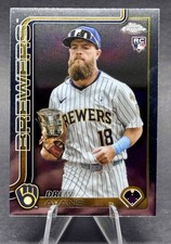 2025 Topps Chrome Update Drew Avans Base Rookie #USC47 Milwaukee Brewers RC