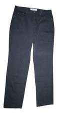 Faded Glory Classic Women's Black Stretch Pants Size 16 Tall Straight Leg