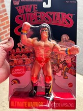 LJN WWE Superstars ULTIMATE WARRIOR BLACK CARD Action Figure Poster Inc