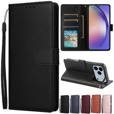 For iPhone 17 16 15 14 13 12 11 Pro Max XR 8 Plus Flip Leather Wallet Case Cover