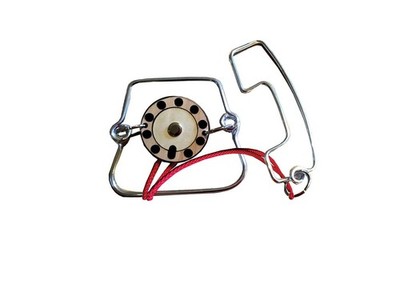 Constantin C5085 Metal Telephone Puzzle, Mehrfarbig
