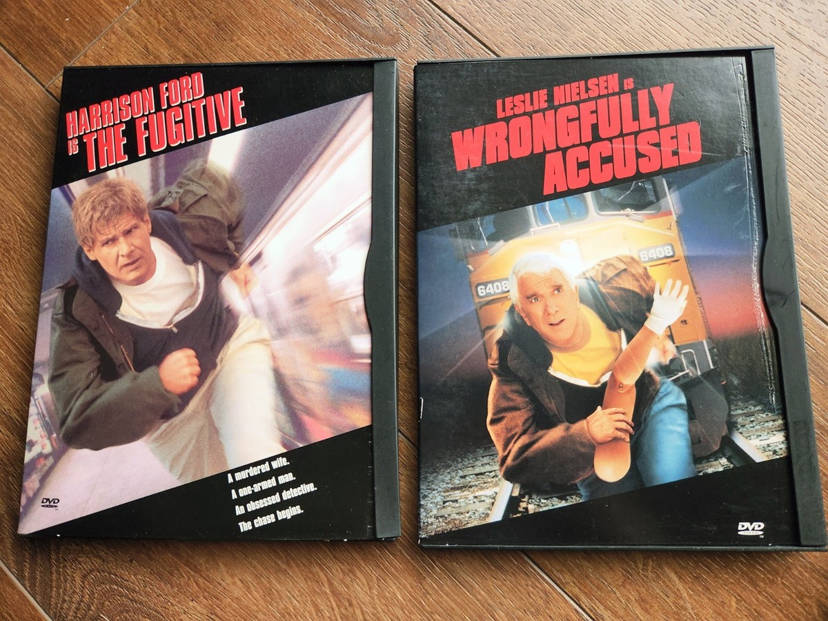 Wrongfully Accused (DVD) + The Fugitive (Bluray/DVD) + Spy