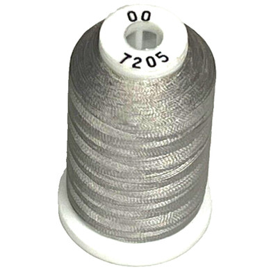 Gudebrod Gude Sylk 7205 Grey Silver Type 00 Machine Twist 800-Yard Spool