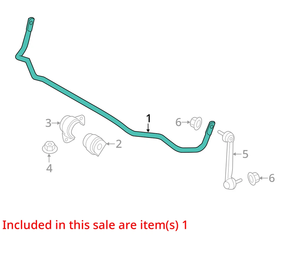 2017 BMW 330i RWD Rear Stabilizer Bar OEM 73K Miles - LKQ360991520 - Изображение 4 из 4