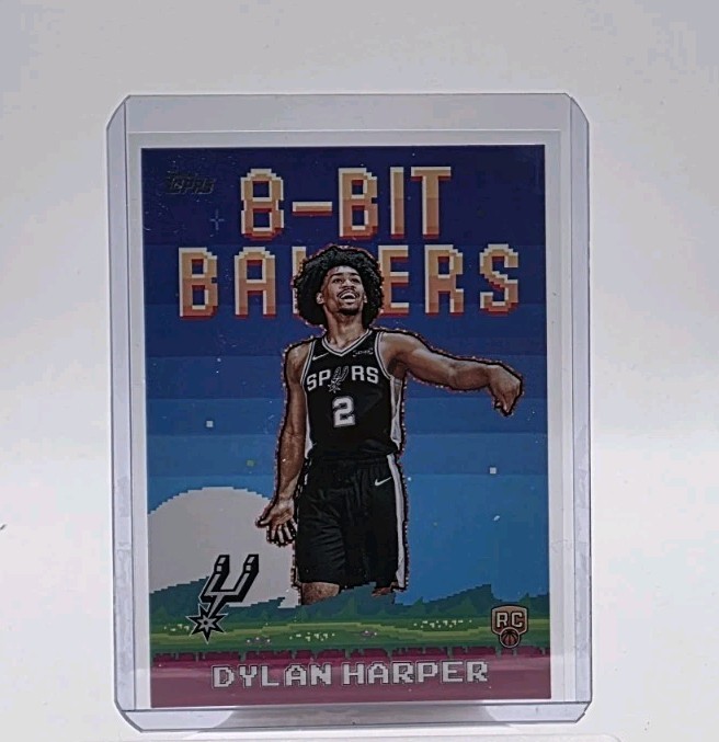 Dylan Harper 8-Bit Ballers Rookie RC 2025/26 Topps Basketball Card #8B-32 Spurs