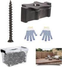 1000 Pack of Fasteners Plastic Clips for Deck Boards Hidden Deck Fasteners,Compo