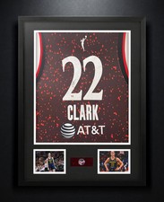 Caitlin Clark Signed Indiana Fever Nike Jersey Framed PSA COA Auto Display