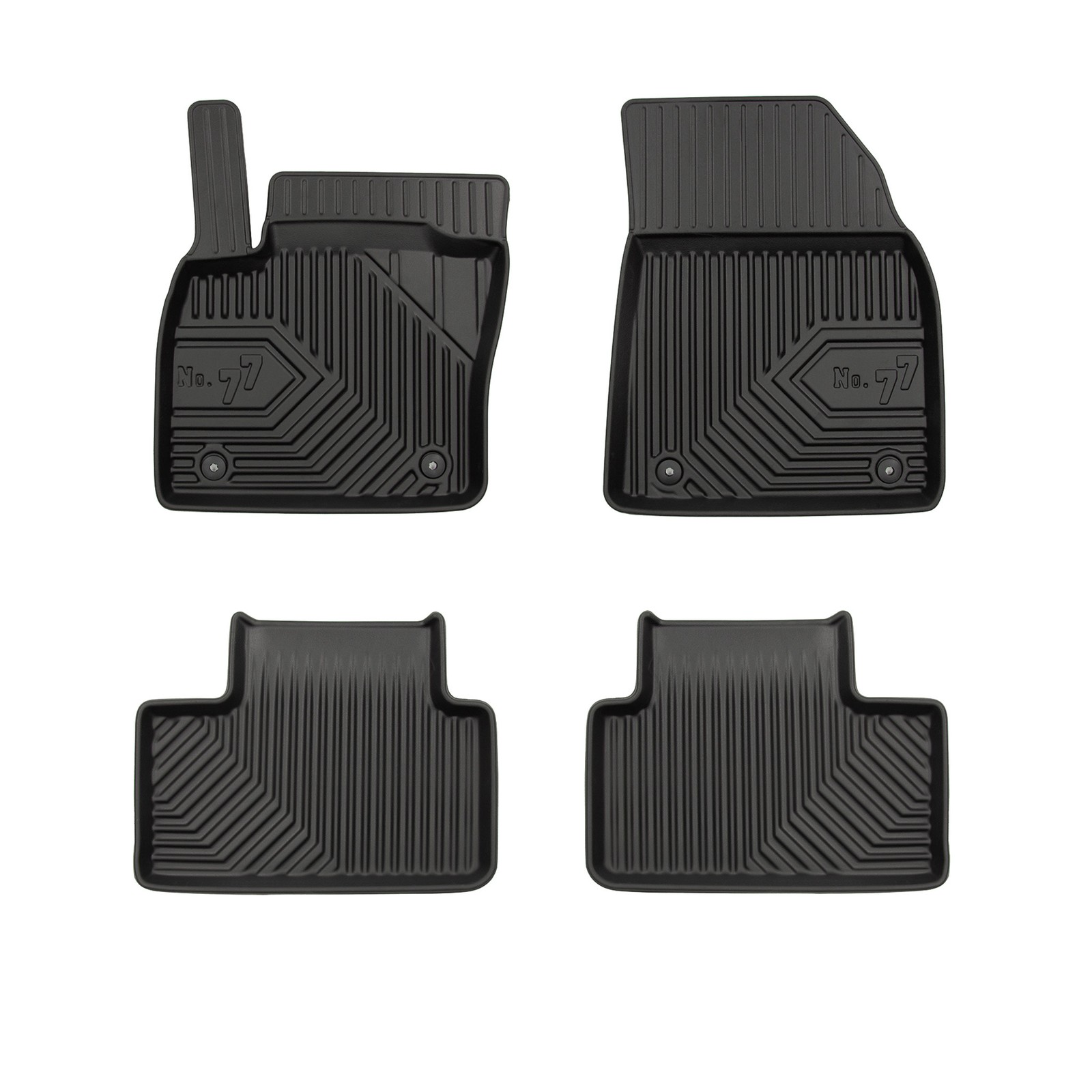 Tapis de voiture Volvo XC40 antidérapants en TPE étanche 4 pièces
