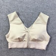 Tommie Copper Shoulder Support Sports Bra Womens Medium Beige Copper Infused Gym