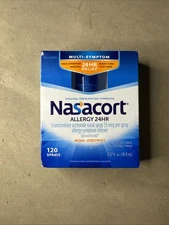 NASACORT Allergy 24HR Nasal Spray 120 Sprays 0.57oz Non-Drowsy EXP 01/28 NIB