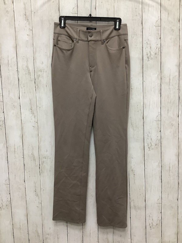 Sculpt Her Size 6 Taupe Straight Leg Stretch Pull On Pants