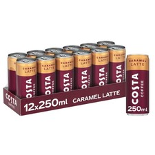 Costa Coffee Caramel Latte Iced Coffee Cans (12 x 250ml)