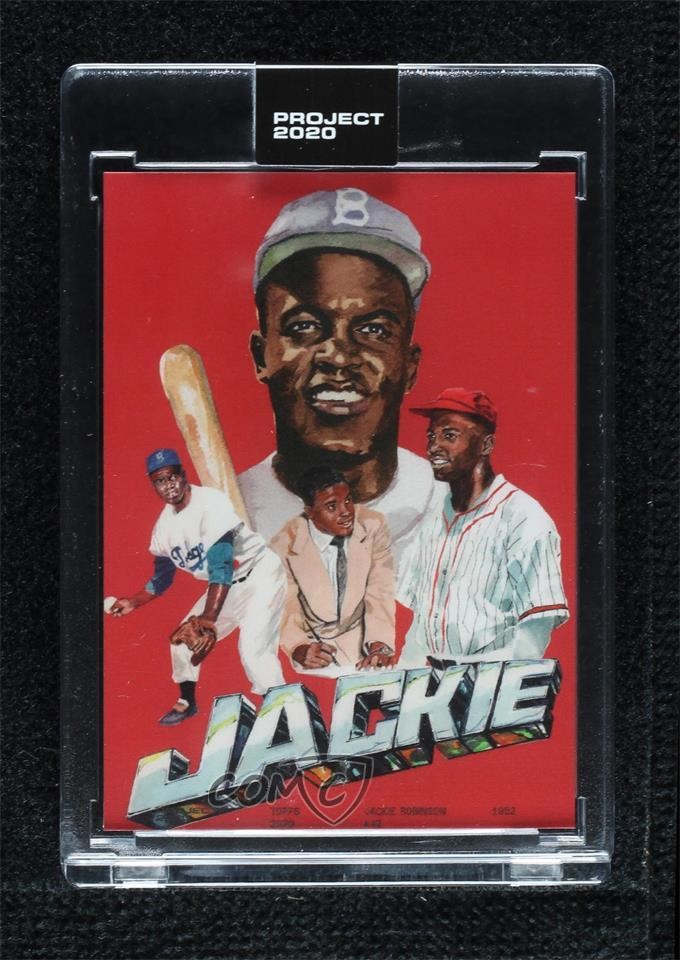 2020 Project 1952 Topps /2232 Jackie Robinson Jacob Rochester #321 HOF 1oz2