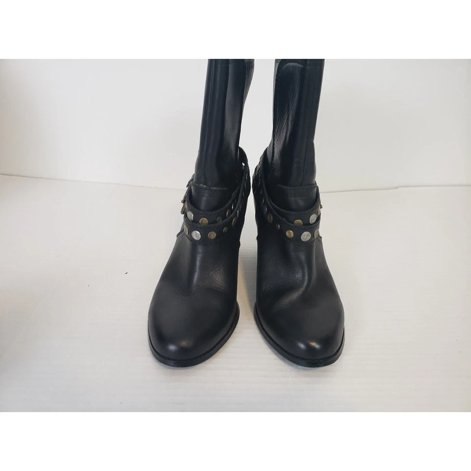 (JL) Zapatos para mujer Fossil Didi talla 8 botín con cinturón botines negros boho hadas Foto 3 de 4