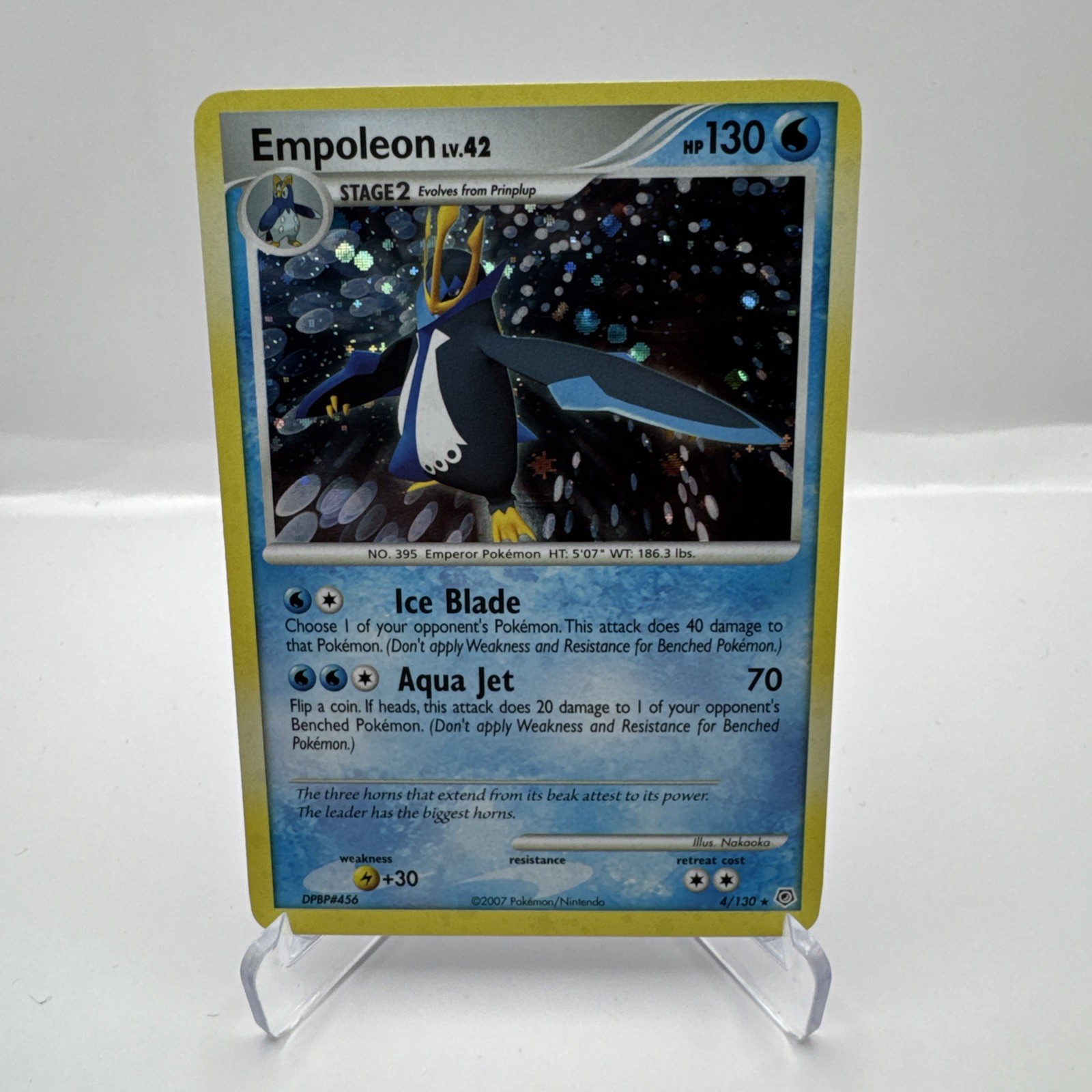 Empoleon - 4/130 - Holo - Diamond & Pearl - Pokemon Card - LP