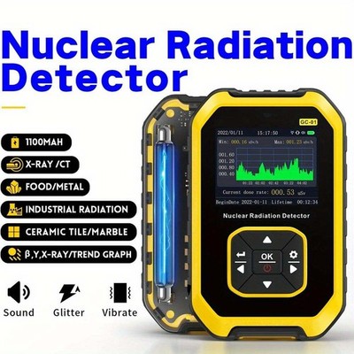 Compact X-Ray Gamma Radiation Detector Compatible with Travel & Outdoor Safety