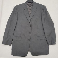 Jos A Bank Mens 100 Wool Blazer Sport Coat Size 44 L 3 Button