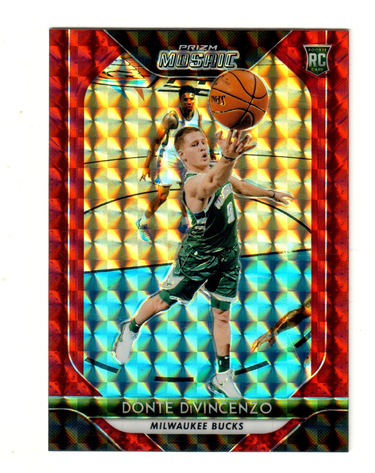 DONTE DIVINCENZO 2018-19 PANINI PRIZM MOSAIC RED MOSAIC PRIZM ROOKIE RC $25.00