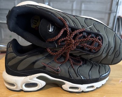 Nike Air Max Plus Athletic Black Green Running Trainer Shoes FB9722-300 Men 7.5