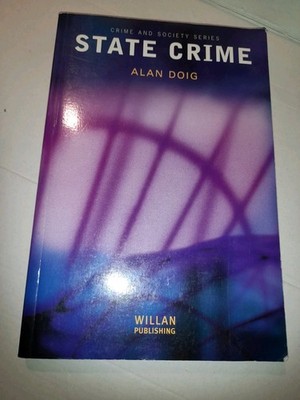 State Crime Doig VGC unread fastukdispatch 9781843923060 Crime & Society series