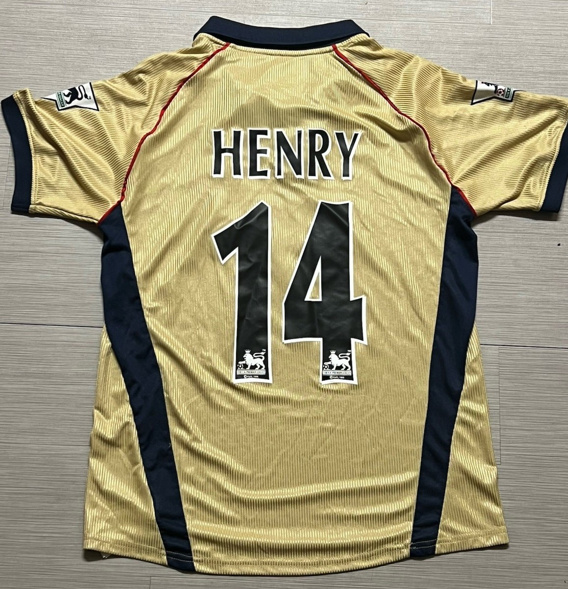 Arsenal “Henry 14” Nike Jersey (Gold Away) | eBay
