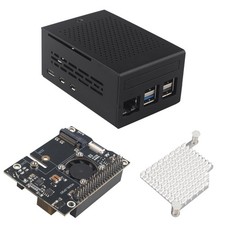 ZP583 PoE HAT PCIe to M.2 Key M NVMe SSD Adapter Board with Aluminum Case ZC...