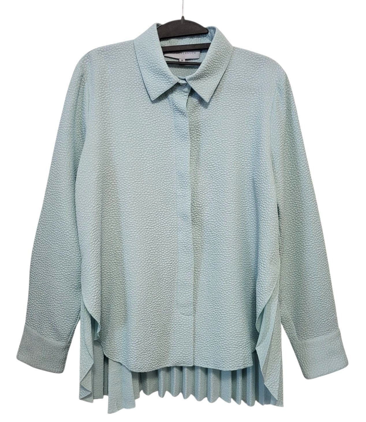 Tuckernuck Adele Crepe Button Down Pleated Swing … - image 11