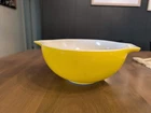 Vintage PYREX 443 2 1/2 Qt Daisy Yellow Sunflower Cinderella mixing bowl