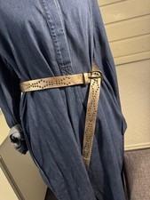 CONLEYS BLUE Gürtel Damen Bronze Gold 95 cm Leder Nieten  Made in Germany