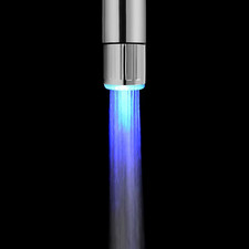 LED Color Changing Faucet Aerator - Temperature Sensitive Water Saving Tap Nozzl