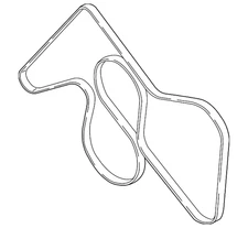 Genuine Nissan Serpentine Belt 11720-EZ40B