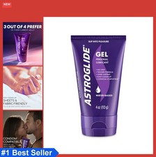 Water Based Personal Lubricant Gel 4 Ounce No Drip Condom Safe Toy Friendly