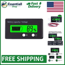 Multifunctional Digital Battery Tester with Green Backlight - Waterproof