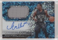 2016 Panini Spectra Rookie Jersey Neon Blue 82/99 Isaiah Whitehead #107 Auto 0e5