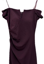 RTLS $270 XSCAPE WOMENS CABERNET LONG GOWN SZ 6