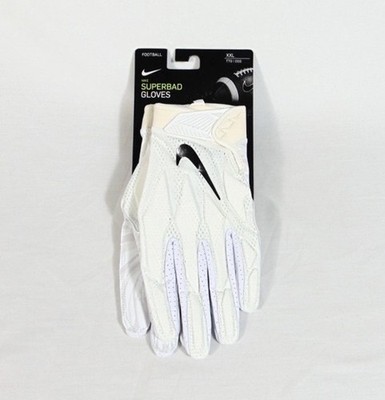 Nike Superbad 4.5 White NFL Receiver Football Gloves Sz XXL NEW PGF873 102 RARE
