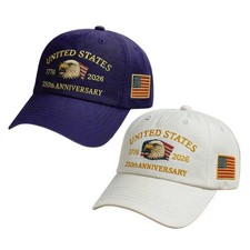 Baseball Hat United States 250th Anniversary Hat Suitable for Multiple Occasion