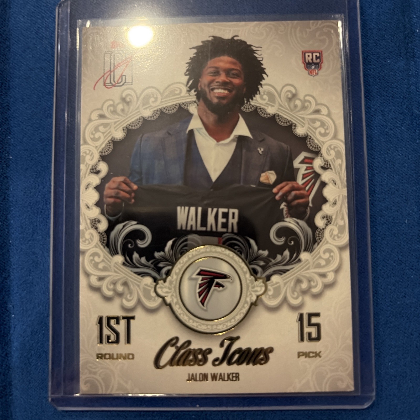 Jalon Walker 2025 Topps Signatures Class SP Class Icons Falcons #CI-19