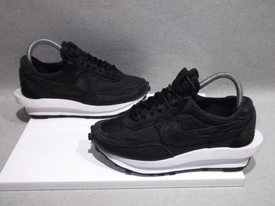 Nike x Sacai LD Waffle Black Nylon BV0073-002 Größe UK 5 / EU 38 - Guter Zustand