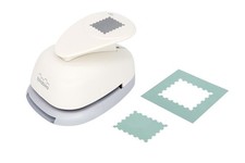 Bira Post Stamp Punch, 15/16" x 1 1/8", Lever Action Craft Punch for Paper Craft