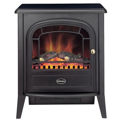 Kamin, Dimplex Club Optiflame Elektro Freistehender Kaminofen Schwarz 2kW UVP 300£