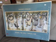 Maurice Sendak  Where The Wild Things Are  Matted Art Poster Vintage Rare