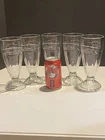Vintage Coca-Cola  Ice Cream Float Glasses ( Old Style Soda Fountains) Lot of 5