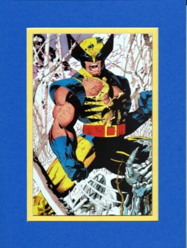 WOLVERINE PRINT Professionally Matted Jim Lee artwork Marvel X-Men - Picture 1 of 1